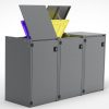 Müllbox Typ Boxxi Stahl verzinkt Anthrazit RAL-7016 mit Kipp-Deckel für 3x 240L – Bild 4